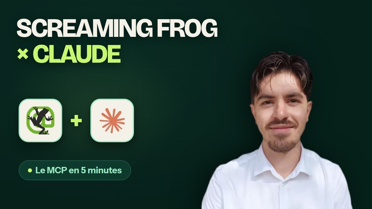Miniature de la vidéo : Screaming Frog × Claude, le MCP en 5 minutes
